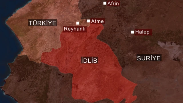 Atme'nin haritadaki yeri