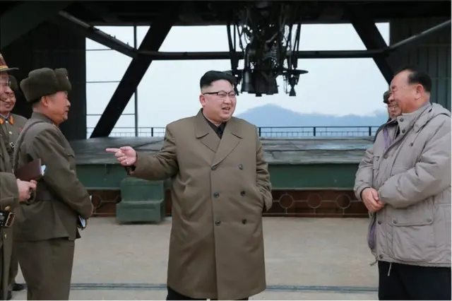 Kim Jong-un em 19 de março de 2017