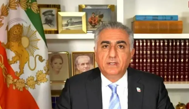 شاهزاده رضا پهلوی، از جمله شرکت کنندگان کنفرانس مجازی تحریم انتخابات ریاست جمهوری بود