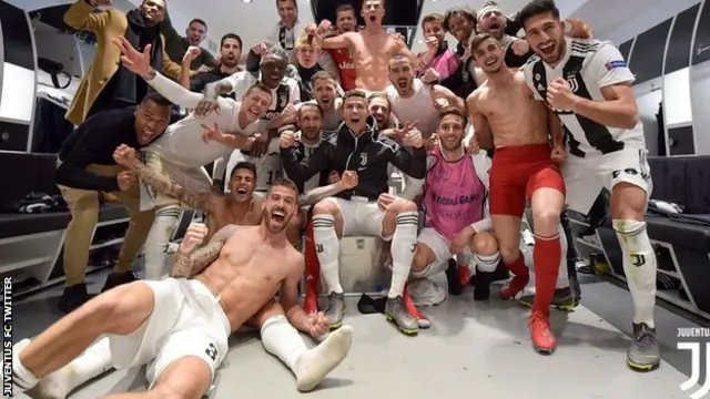 Juventus celebrate