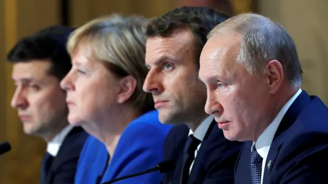 Встреча "Нормандской четверки" в декабре 2019 года