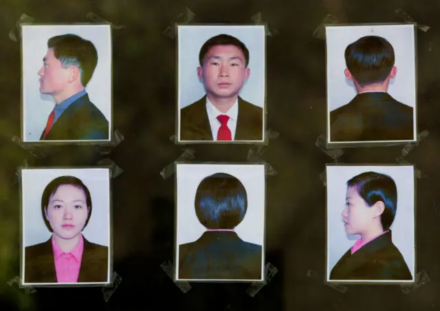 پوستری از مدل‌های موی مجاز در دانشگاه پیونگ یانگ در کره شمالی