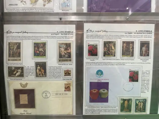 अलग-अलग देशों में जारी प्रेम पर टिकट