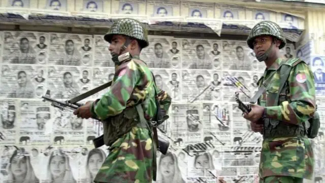 তেসরা জানুয়ারি থেকে নেমেছে সেনাবাহিনী।