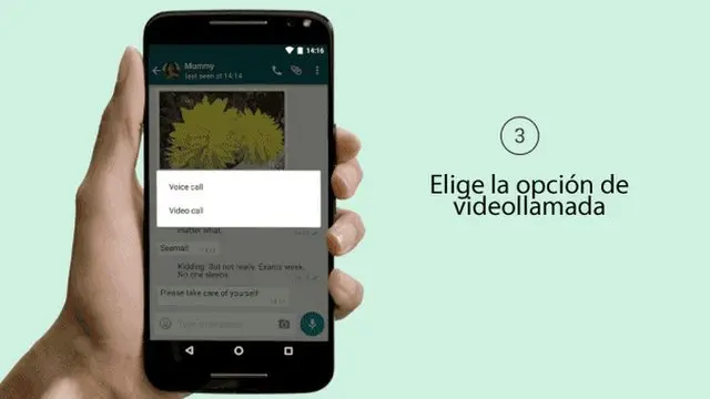 Videollamada de WhastApp