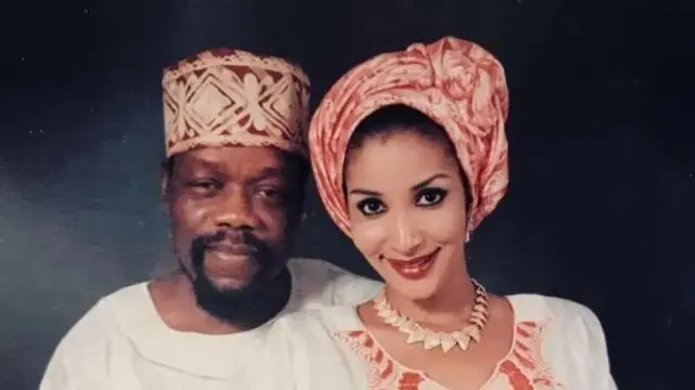 Aworan Bianca ati ọkọ rẹ Chukwuemeka Ojukwu.
