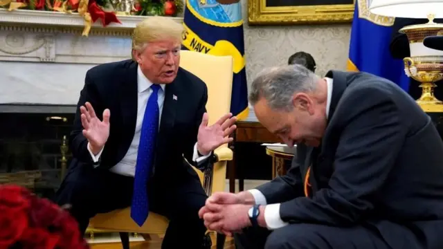 Donald Trump y Chuck Schumer