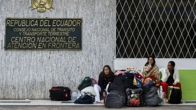 Venezuelanos no Equador