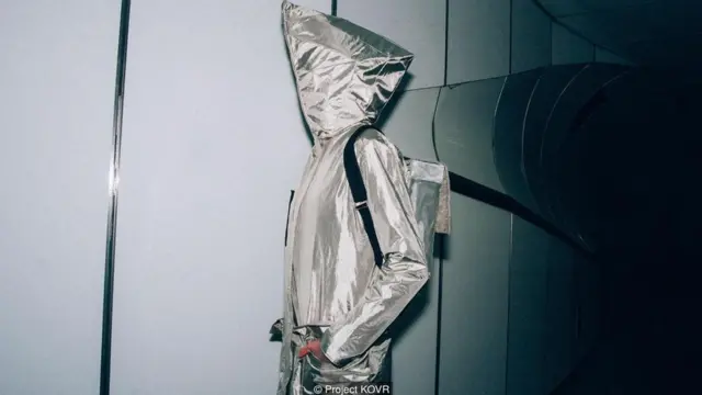 The Anti-Surveillance Coat acts like a sartorial Faraday cage, rendering computer chips in bank and ID cards unreadable