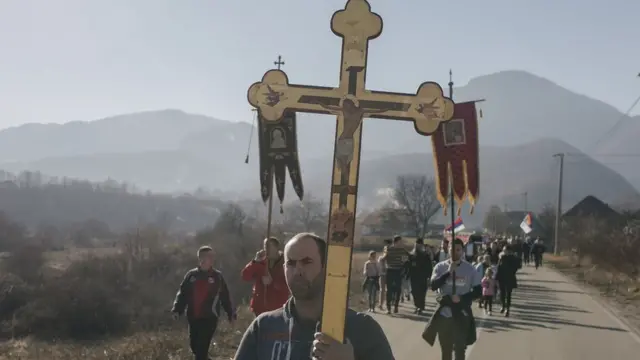 Литија у Беранама 16. фебруара