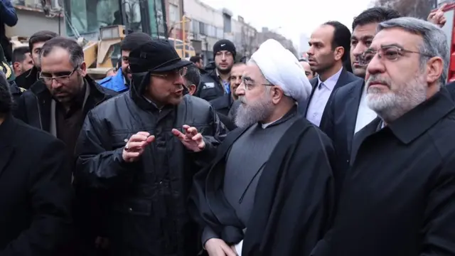 عبدالرضا رحمانی فضلی، وزیر کشور، حسن روحانی، رئیس جمهور و محمدباقر قالیباف شهردار تهران