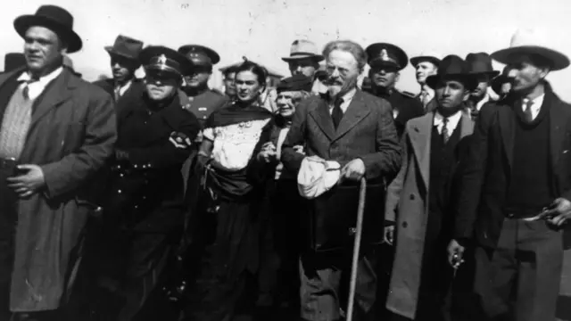 Diego Rivera, Frida Kahlo, León Trotski