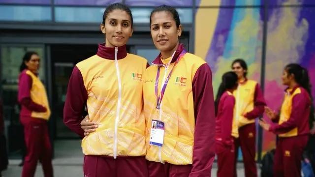 Sri lanka Netball team at Netball world cup 2019