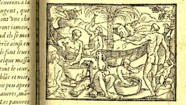 Ilustración de indígenas - New York Public Library