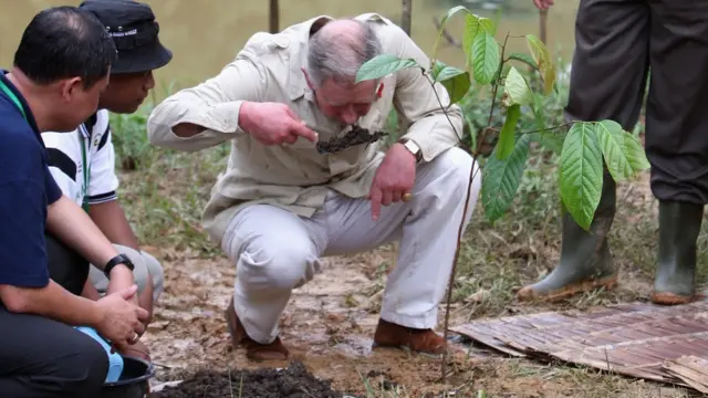 El príncipe Carlos en Singapur