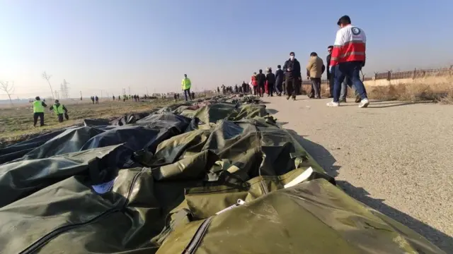 Место крушения самолета