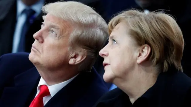 ट्रंप और एंगेला मर्केल