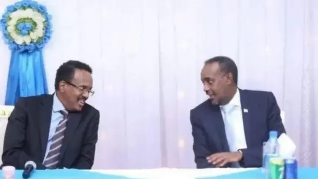 Madaxweyne Maxamed Cabdullaahi Farmaajo iyo Ra'isal wasaare maxamed Xuseen Rooble