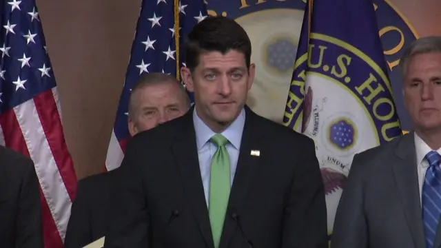 공화당 폴 라이언 하원의장