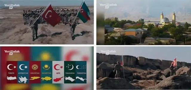 • روزنامه طرفدار دولت ینی شفق با انتشار یک ویدیو از ایده " اتحاد کشورهای ترکزبان" از طریق نخجوان حمایت کرد