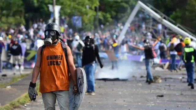 Protestas en Venezuela.