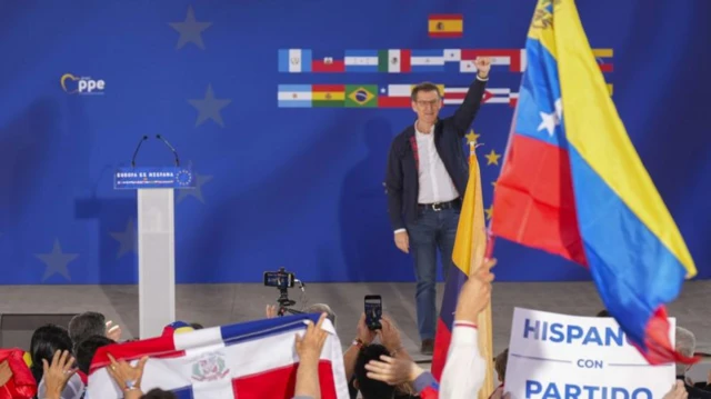 Alberto Nuñez-Feijóo no evento "A Europa é Hispânica"