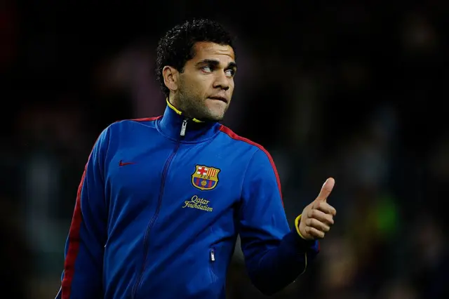 Dani Alves ismi Barcelona ile efsaneleşmişti