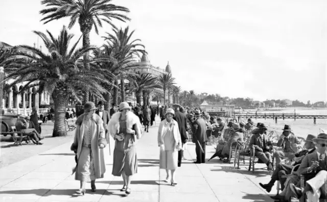 صورة أرشيفية لمدينة كان جنوبي فرنسا سنة 1925.