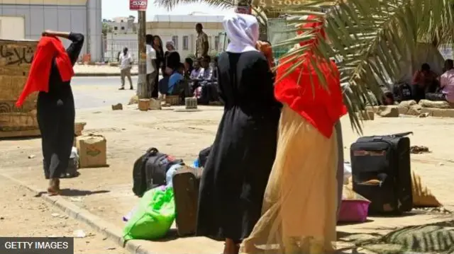 Àwọn ènìyàn tó fẹ́ kúrò ní Sudan