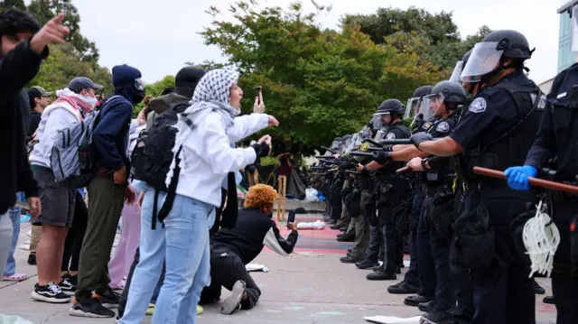 "8 في المئة من الطلاب في جميع أنحاء الولايات المتحدة شاركوا في المظاهرات"