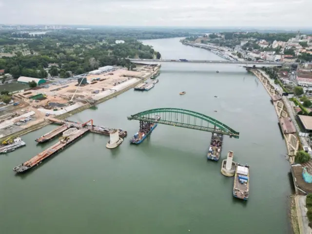 most u beogradu, stari savski most