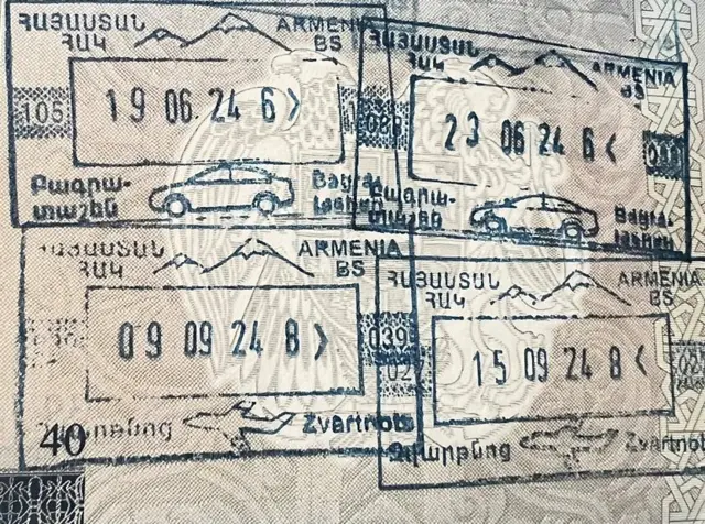 مهر در پاسپورت