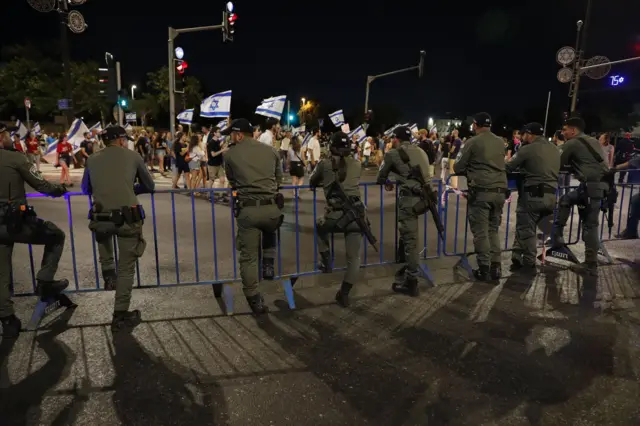 من مظاهرات إسرائيل