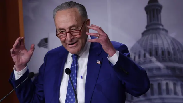 US Senate Majority Leader Chuck Schumer