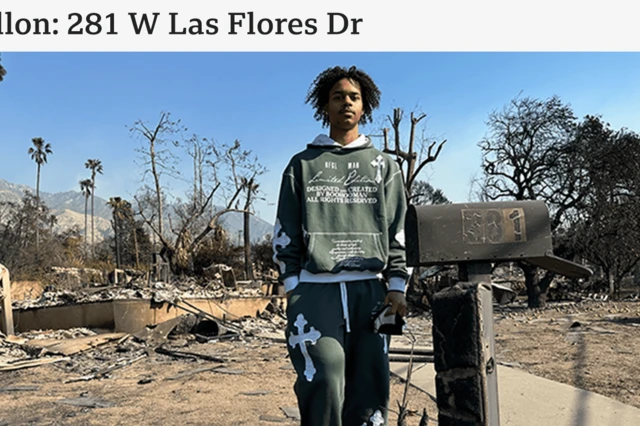 Hoton Dillon da taswirar gidansa