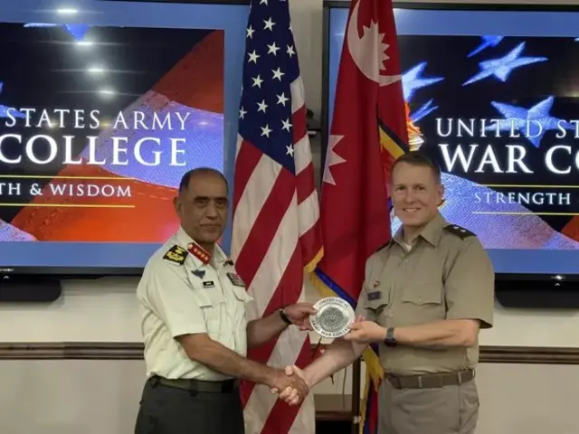 हालै नेपाली सेनाका प्रधानसेनापतिले अमेरिकाको भ्रमण गरेका थिए