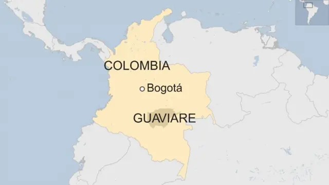 Map of Colombia