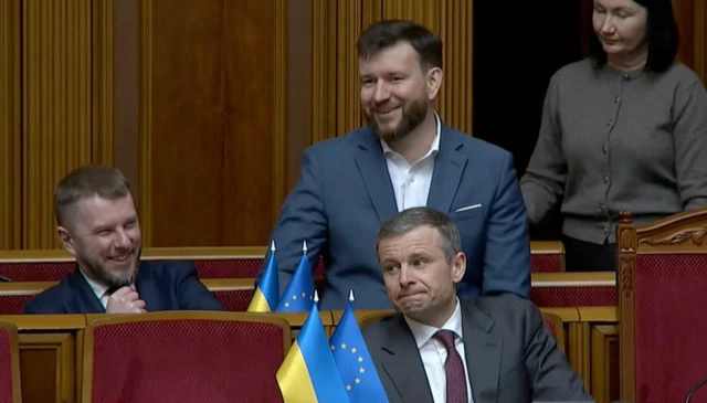 Представники уряду під час голосування за законопроєкт про податок на OLX, 10 березня 2026 року