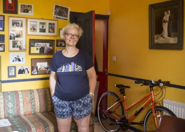 Pauline Roche at home