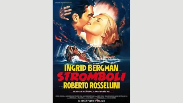 Ingrid Berdman membintangi Stromboli, salah satu dari banyak film yang berfokus pada kekuatan mematikan dari gunung api.