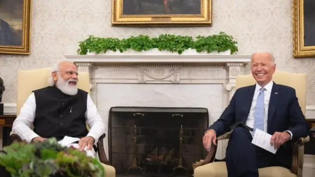 વડા પ્રધાન મોદી અને જો બાઇડન