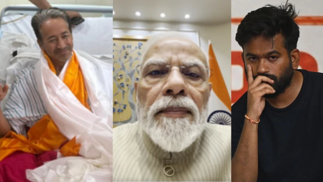 டெல்லி சிஜேபி போராட்டம், சோனம் வாங்சுக் உண்ணாவிரதம், மோதி வீடியோ