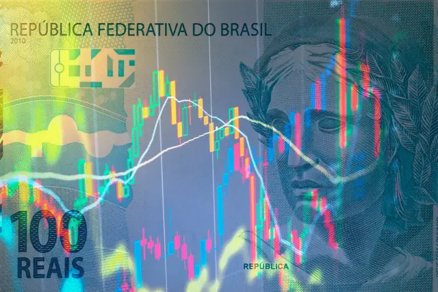 Gráfico mostra real brasileiro