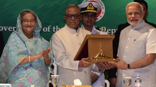 नरेंद्र मोदी और शेख हसीना