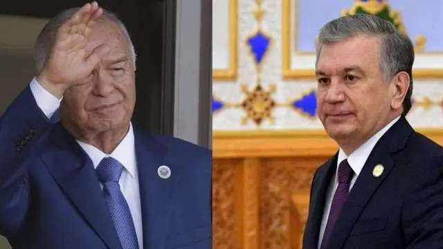 Каримов ва Мирзиёев расмлари