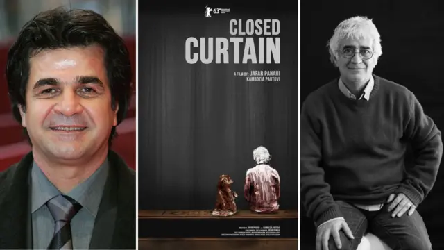  كامبوزيا پرتوی و جعفر پناهی، فیلمسازان - پوستر فیلم پرده