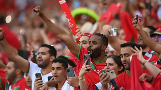 مشجعون مغاربة في مونديال قطر