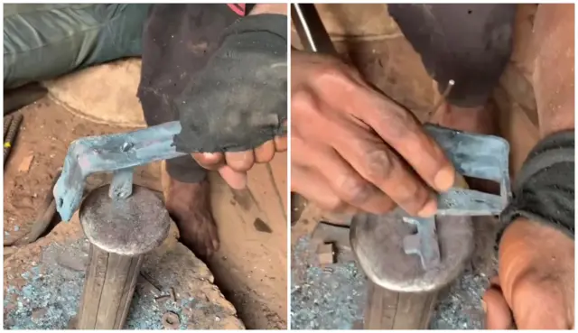 Aka onye na-akpụ ụzụ na igwe ọ kpụtara