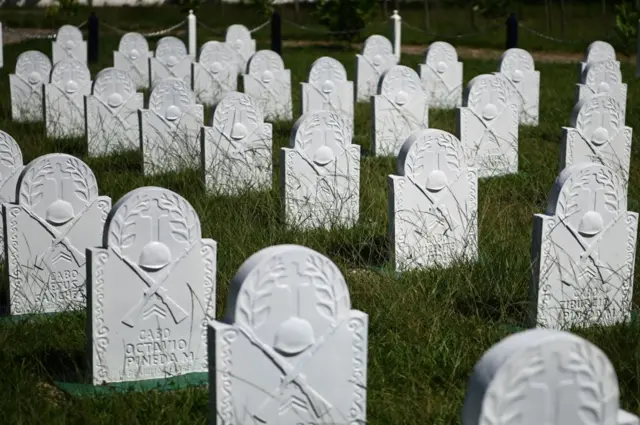 एल साल्वाडोर-होंडुरास युद्धात मृत्युमुखी पडलेल्या सैनिकांच्या कबरी