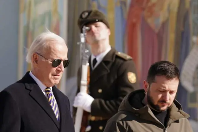 Joe Biden and Vladimir Zelensky